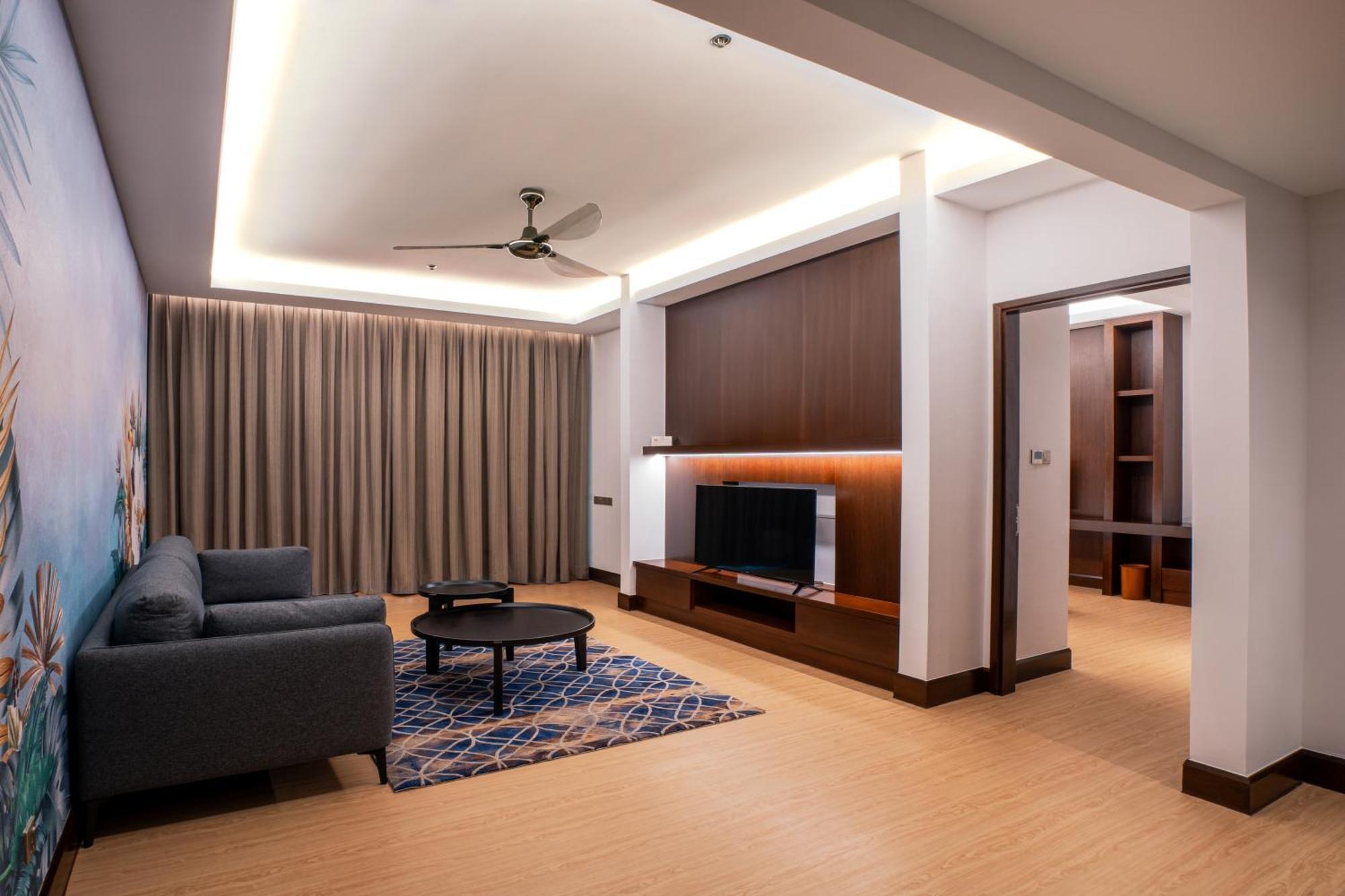 St Giles Gardens Hotel Kuala Lumpur Exterior foto A living room in a condominium